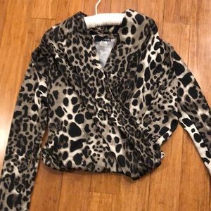 Animal print top from a boutique.Top, large.